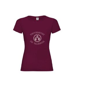 CAMISETA MUJER ESCUDO CAMPUS PROMO-GRANATE - WXL