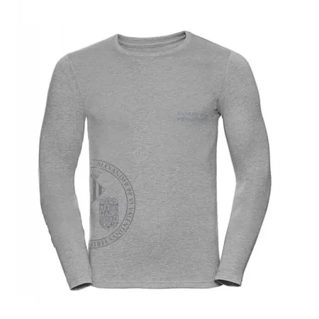 Camiseta Escudo Grande Mlarga Gris Jaspe - S