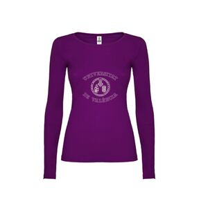 CAMISETA MUJER ESCUDO PROMO MLARGA