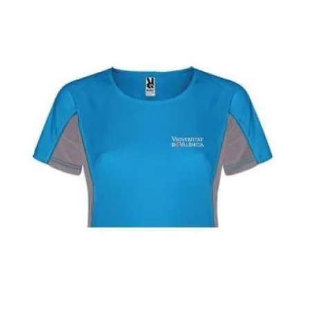 Camiseta Deporte Mujer Universitat de València Turquesa - Wl