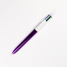 BOLIGRAFO BIC 4 COLORES FUCSIA