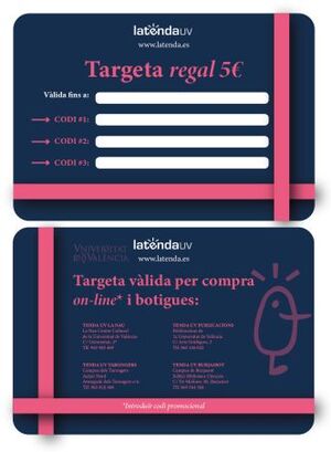 TARJETA REGALO XANO 5