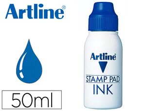 TINTA TAMPON ARTLINE AZUL FRASCO DE 50 CC