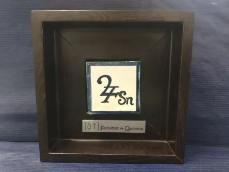 Azulejo Elementos Quimicos con Marco-Estaño(Sn)
