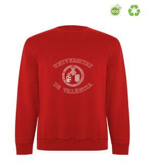 SUDADERA ESCUDO - CAMPUS ECO - ROJO - S