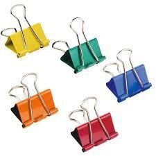 PINZA METALICA REVERSIBLE 19MM UNIDAD (COLORES SURTIDOS)