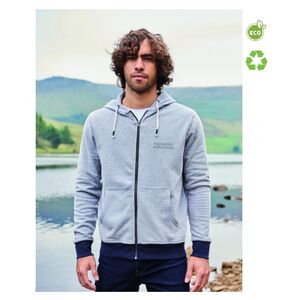 SUDADERA ECOLÓGICA CAPUCHA CREMALLERA 