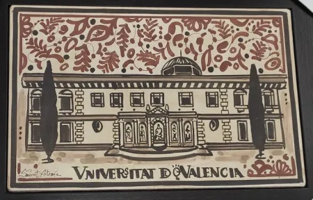 Socarrat la Nau Uv Artesania 28X23 cm Marco de Madera