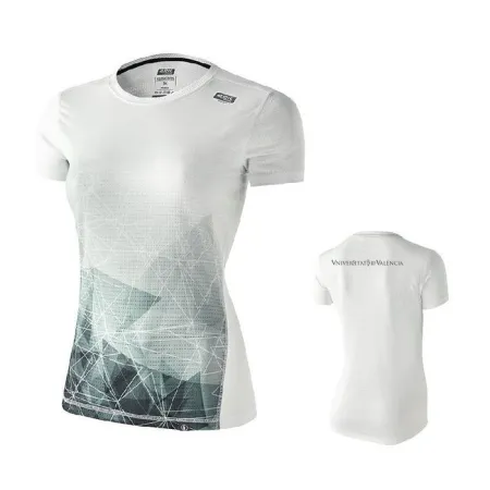 Camiseta Mujer Running Universitat de València Blanca S