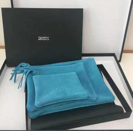 Juego 3 Neceser Serraje Turquesa 