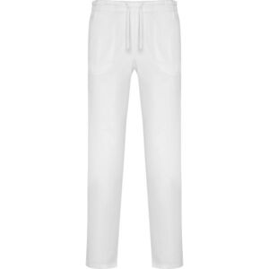 PANTALON PIJAMA SANITARIO CINTURA ELASTICA (SIN LOGO)BLANCO - XS