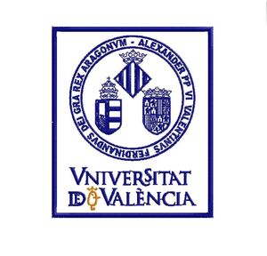 PEGAT ESCUT UNIVERSITAT DE VALÈNCIA 70X65 MM TERMOADHESIU