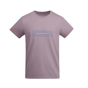 CAMISETA TEXT REPETIT UV ECO LAVANDA XL