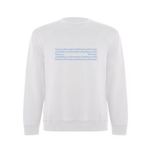 SUDADERA TEXT REPETIT ECO BLANCO S