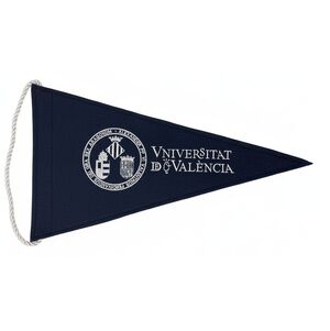 BANDERIN BORDADO ESCUDO UNIVERSITAT DE VALÈNCIA 43X22 CM