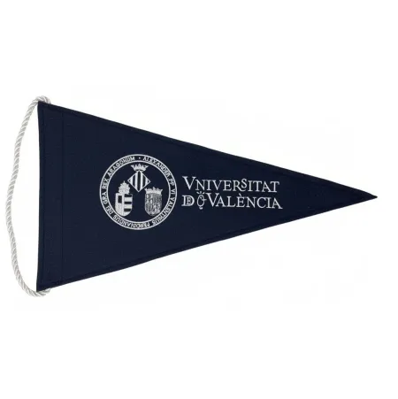 BANDEROLA BRODADA ESCUT UNIVERSITAT DE VALÈNCIA 43X22 CM