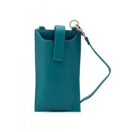 Portamovil Piel Intermon Mob Color Laguna 17X10 cm