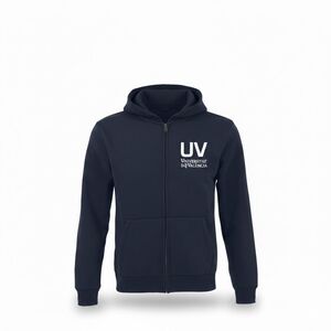 SUDADERA CREMALLERA UV BORDADO OEKOTEX MARINO S