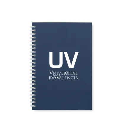 Libreta A5 Uv Anillas Fsc 80H Rayas 14 X 21Cm - Marino