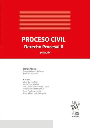 Proceso Civil. Derecho Procesal Ii 6ª Edición