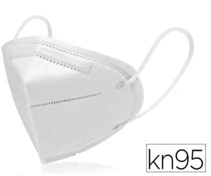 Mascarilla Facial Proteccion Respiratoria Homologada Kn95 Filtracion 95% Blanco