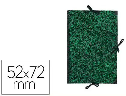 Carpeta Dibujo Canson Classic 52X72 cm con Lazos Marmol Verde