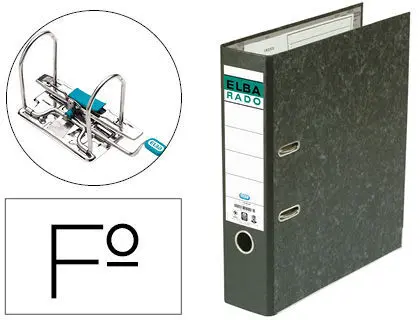 Archivador Rado Palanca Elba Clásico Jasp , Folio, Ancho