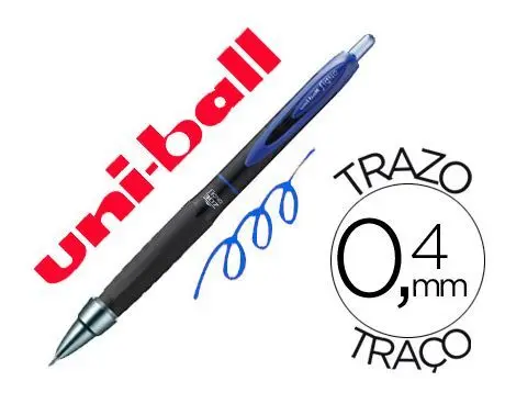 Boligrafo Uni-Ball Roller 307 0,7 Gel Azul
