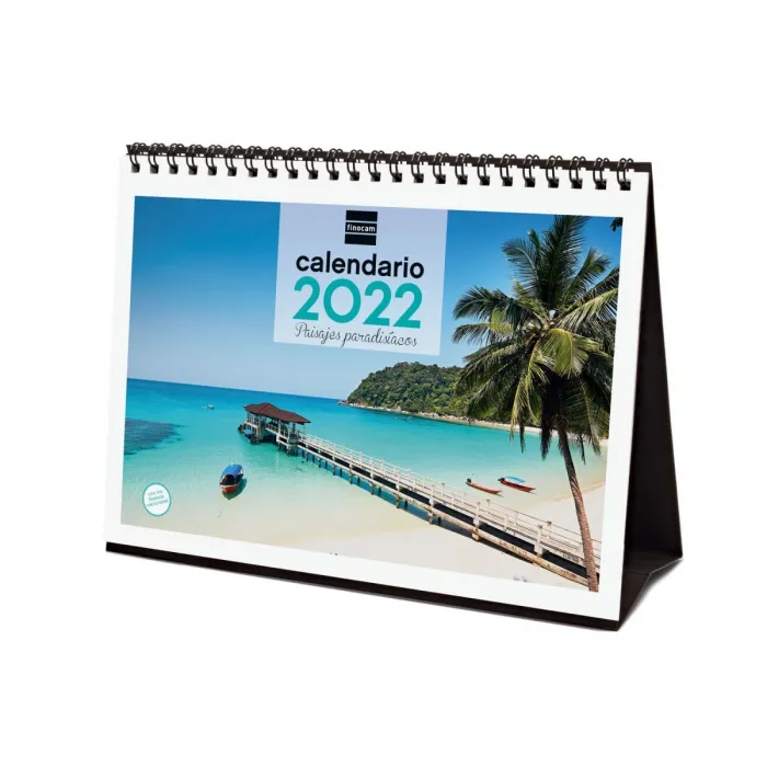 Calendario Sobremesa 2022 Paisajes Paradisiacos