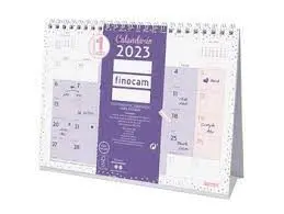 Calendario Sobremesa Chic 2023 Morado