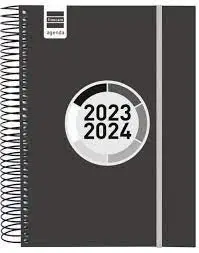 Agenda Finocam Espir Label Negro E10 Dp 23-24