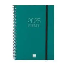 Agenda Opaque E10 Sv 2025 Verde+ (Aguamarina)