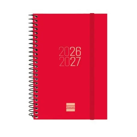 Agenda Finocam 26-27 Rojo Castellano Semana Vista E10
