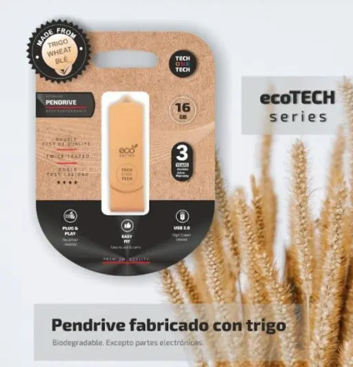 Memoria Usb Pendrive Ecotech 16 Gb Usb 2. 0