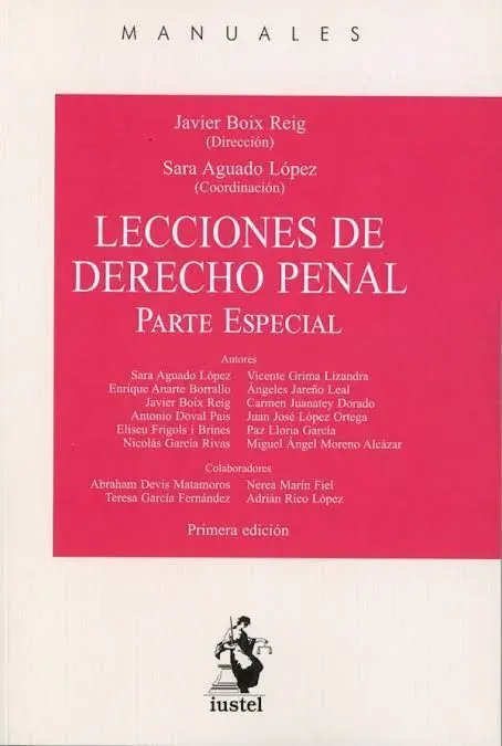 Lecciones de Derecho Penal. Parte Especial