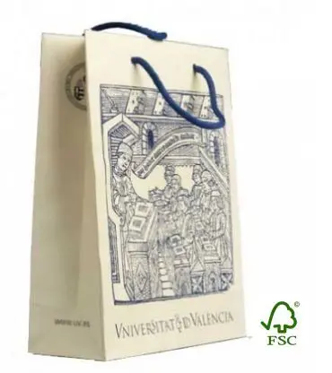Bolsa Papel Lujo Grande Universitat de València 30 X 40 X 12 cm