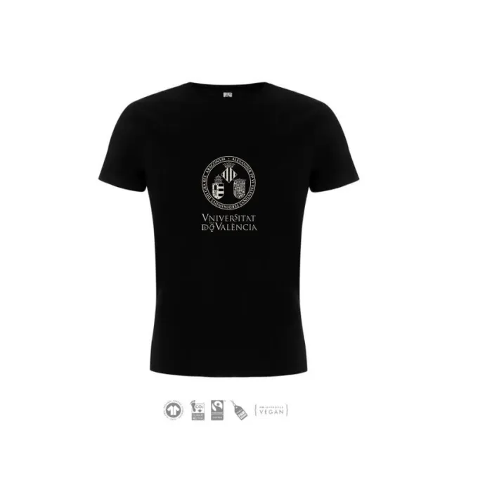 Camiseta Escudo Comercio Justo (Fair Share) Negro - L