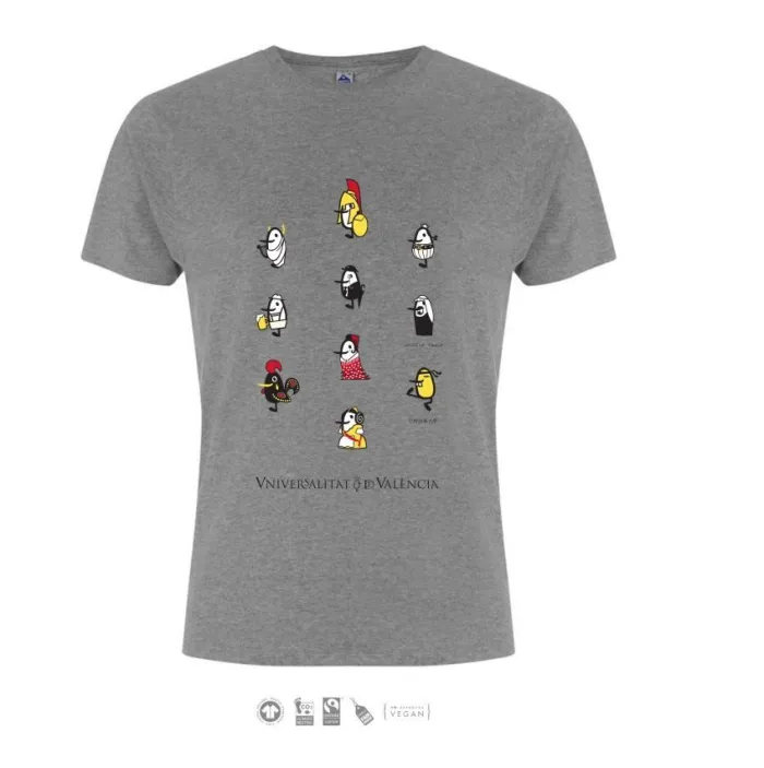 Camiseta Universalitat Eco - Gris Jaspe - L