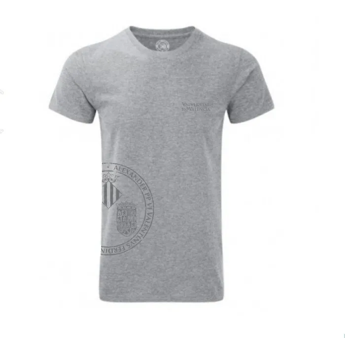 Camiseta Mujer Escudo Grande Gris Jaspe - Wl