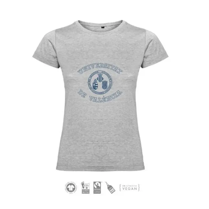 Camiseta Mujer Campus Comercio Justo (Fair Share)-Gris Jaspe - S