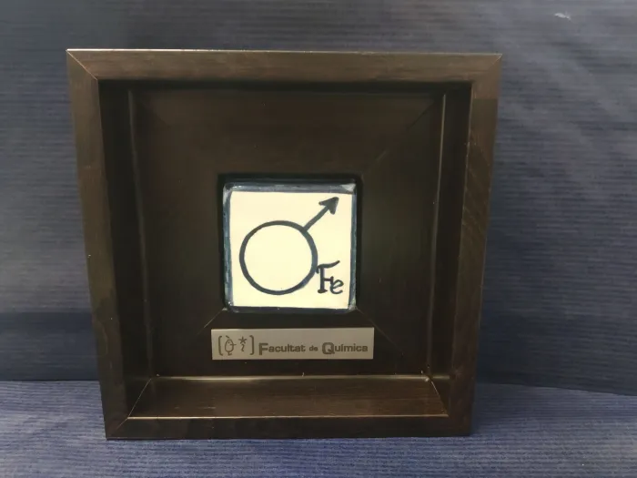Azulejo Elementos Quimicos con Marco - Hierro (Fe)