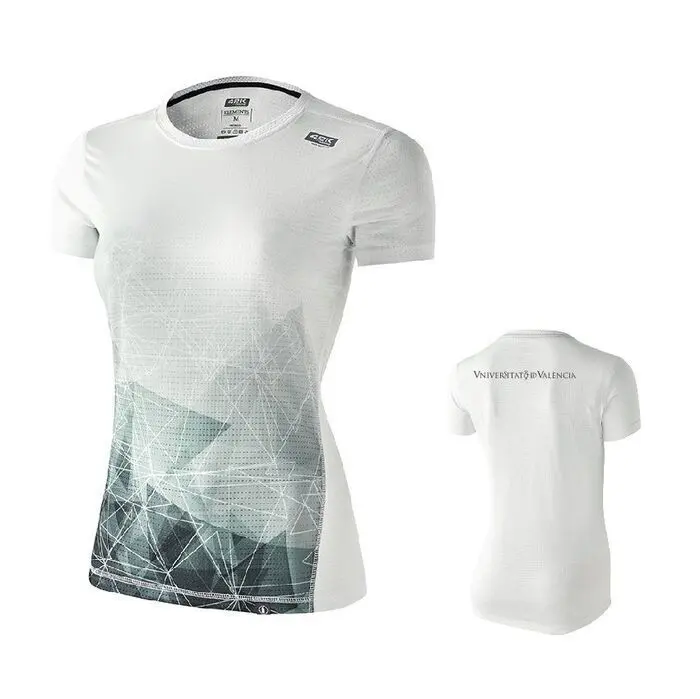 Camiseta Mujer Running Universitat de València Blanca L