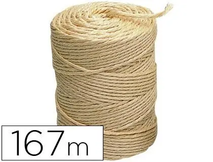 Cuerda Sisal 3 Cabos Liderpapel Rollo 1 Kg.