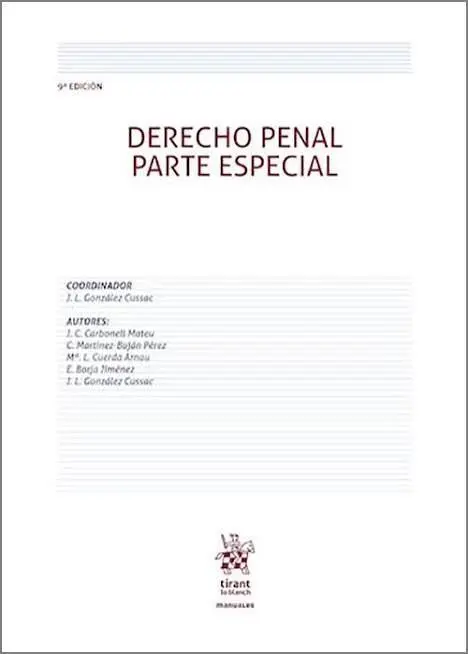 Derecho Penal Parte Especial 9ª Edición