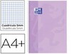 Libreta Oxford Cuadros Soft Touch Lavanda-1