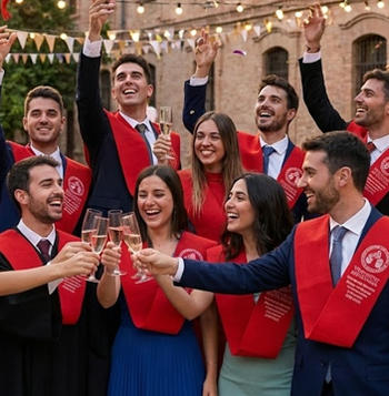 Colores becas de graduación