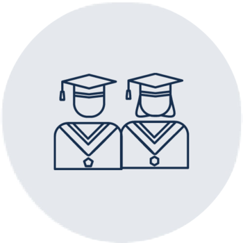 Colores becas de graduación